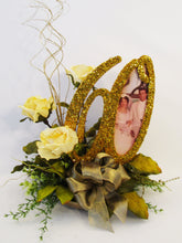 Load image into Gallery viewer, 60th anniversary centerpiece - Designs by Ginny
