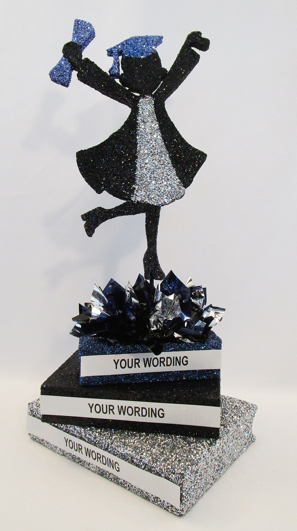grad girl graduation centerpiece - Designs by Ginny