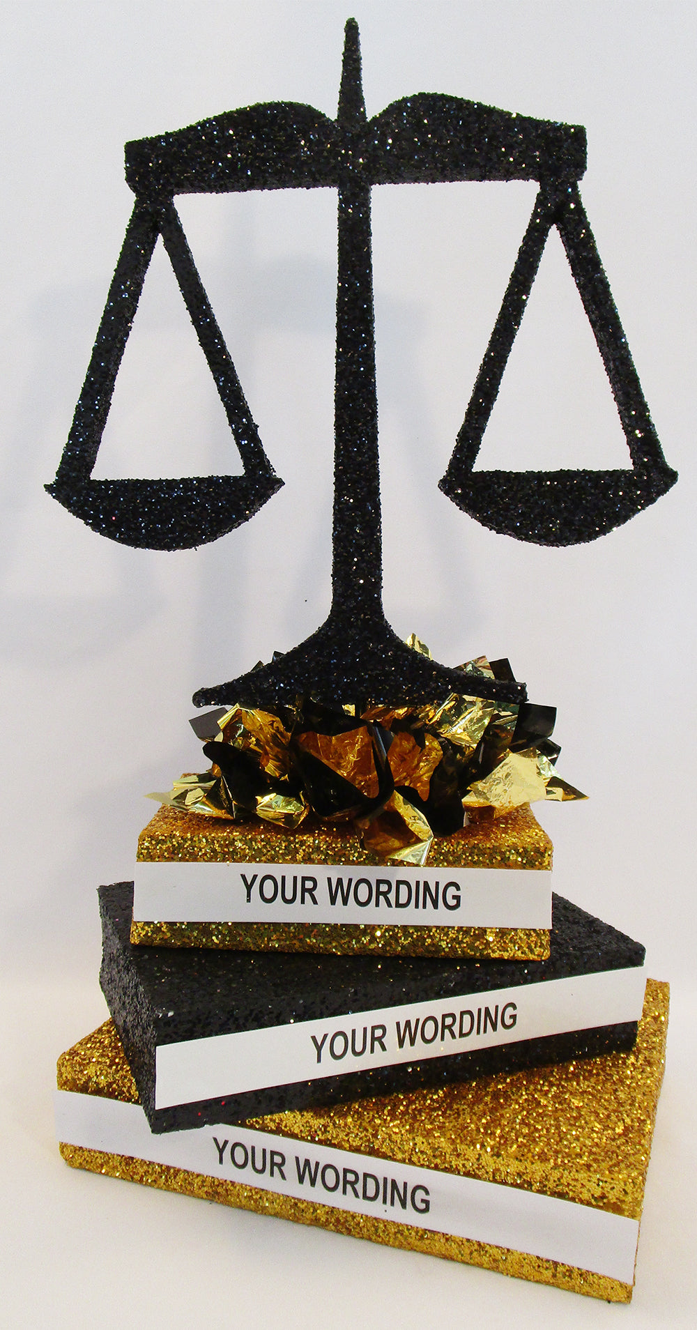 Scales of Justice centerpiece - Designs by Ginny