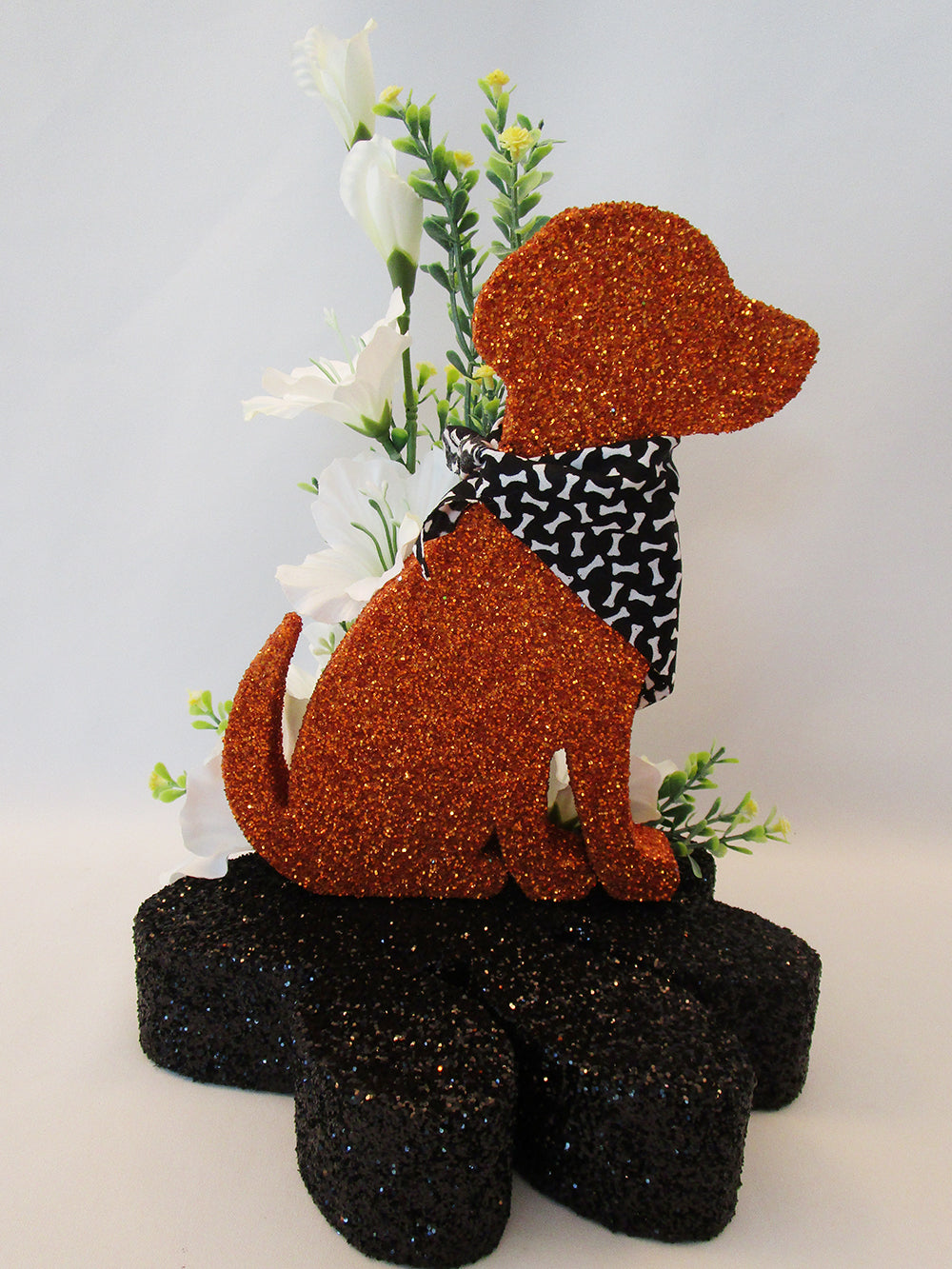 Styrofoam puppy dog centerpiece - Designs by Ginny