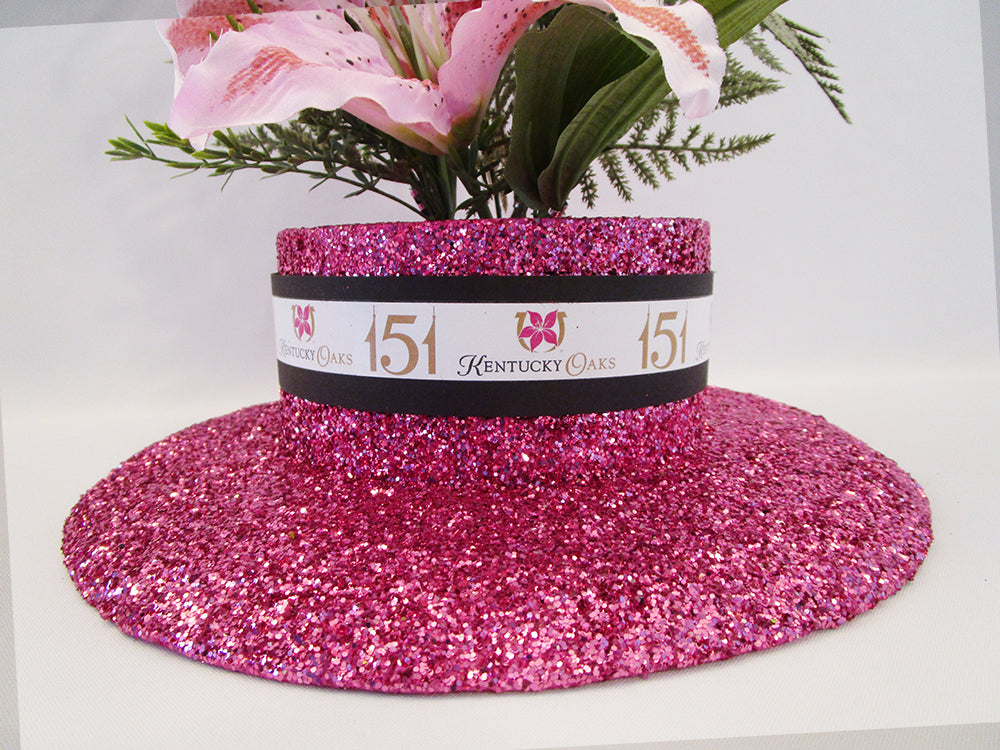 Kentucky Oaks Boater Style Hat centerpiece - Designs by Ginny