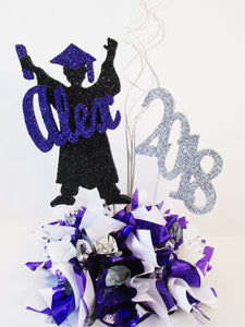 Grad Boy Graduation Centerpiece - Designs by Ginny