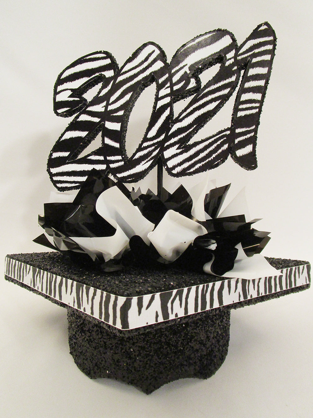 2021 Zebra Graduation Centerpiece