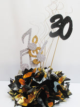 Load image into Gallery viewer, Musical themed 30th birthday or event centerpiece - Designs by Ginny
