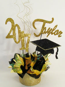 Graduation centerpiece - Designs by Ginny
