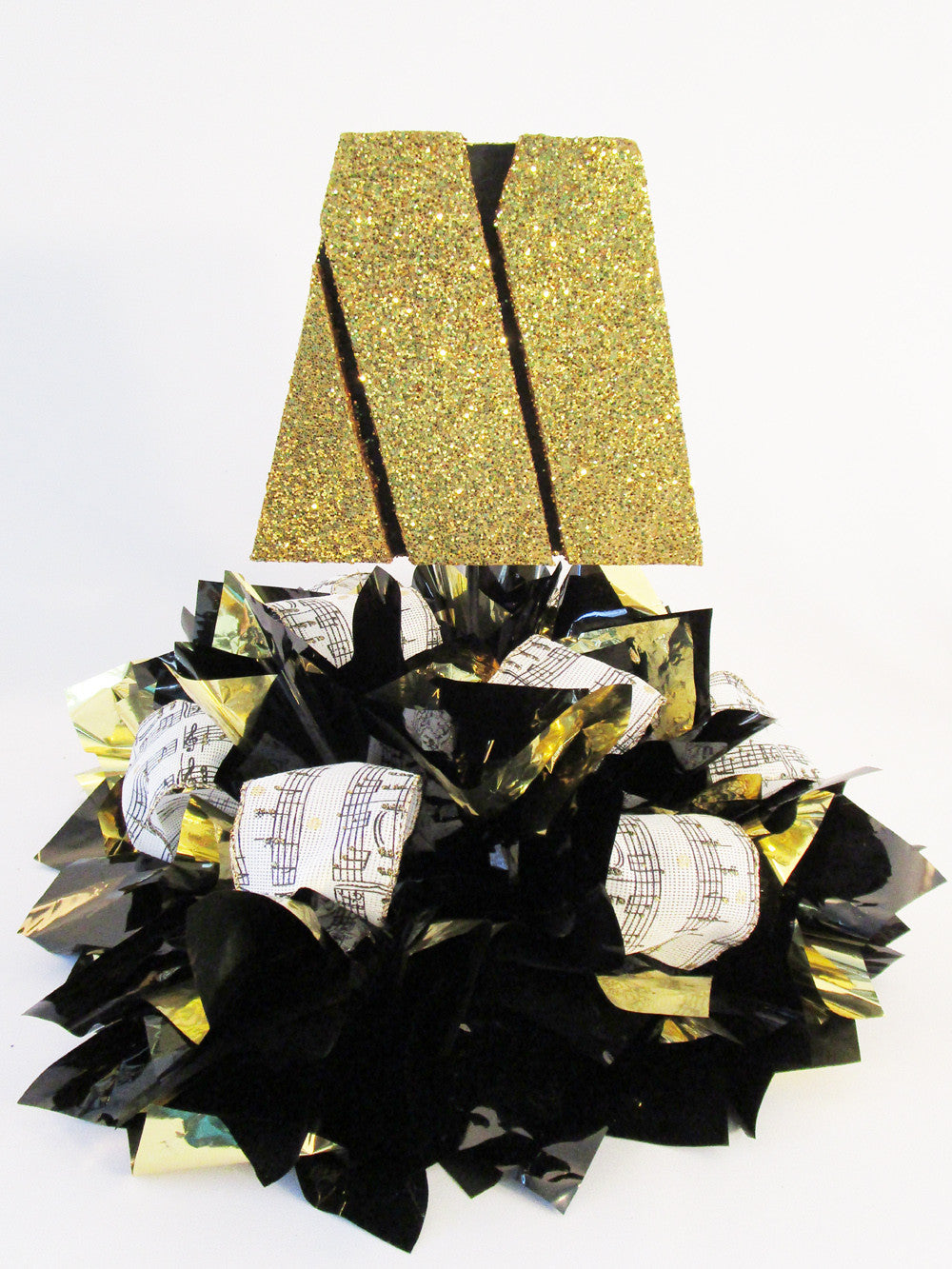 Motown M centerpiece - Designs by Ginny