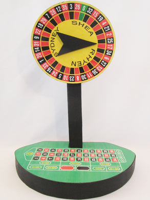 Roulette Wheel Table Centerpiece - Designs by Ginny