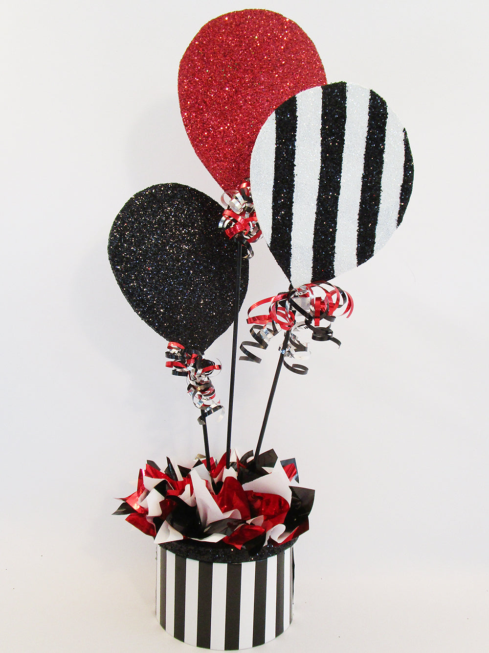 Faux Balloons Themed Celebration Centerpiece