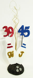 Birthday Bowling pins centerpiece - Designs by Ginny
