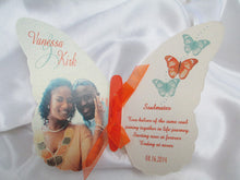 Load image into Gallery viewer, Butterfly style wedding invite - Designs by Ginny
