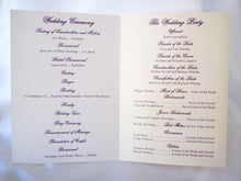 Load image into Gallery viewer, Wedding program - Designs by Ginny
