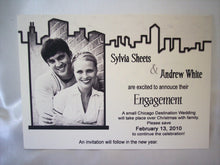 Load image into Gallery viewer, Chicago Skyline Wedding Invite
