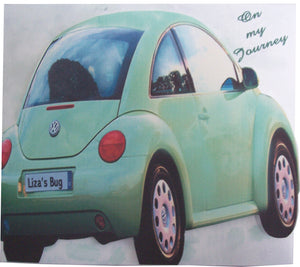 Volkswagen Cutout Memorial Card