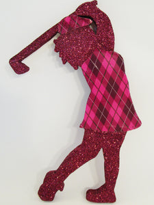 Woman Golfer Cranberry - Designs by Ginny