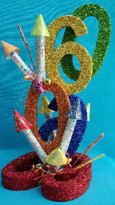 Sensational 60 Anniversary Centerpiece