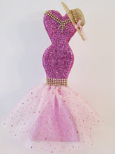 Load image into Gallery viewer, Styrofoam dress shape form with skirt for centerpiece - Designs by Ginny
