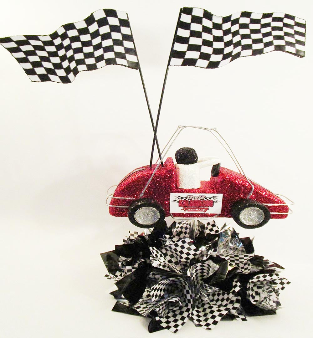 Midget gokart centerpiece - Designs by Ginny