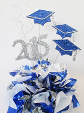 Load image into Gallery viewer, Grad cap cutouts in metallic tissue &amp; print base - Designs by Ginny
