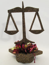 Load image into Gallery viewer, Scales of justice graduation centerpiece - Designs by Ginny
