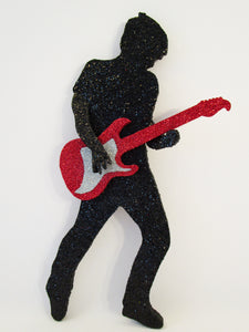 Guitar Player Styrofoam cutout - Designs by Ginny