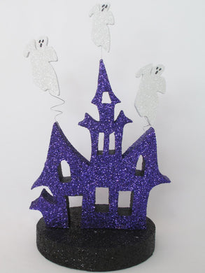 Haunted House & Ghosts Halloween centerpiece - Designs by Ginny