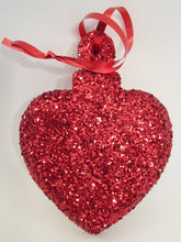 Load image into Gallery viewer, Heart shaped Cardinal Ornament
