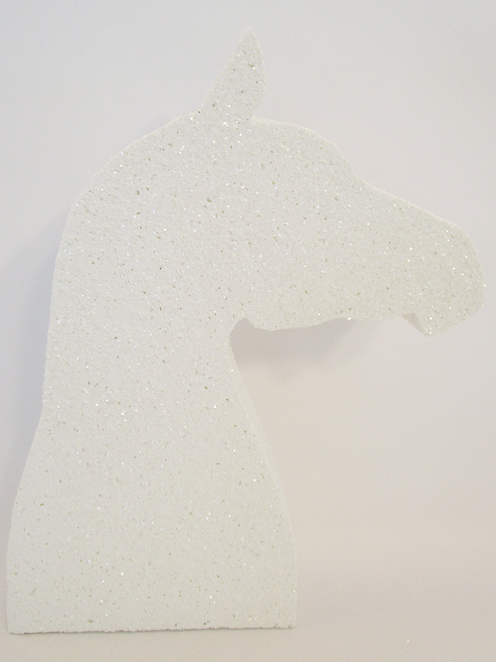 white horse head styrofoam cutout - Designs by Ginny