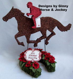 Kentucky Derby Horse & Jockey by Designs by Ginny