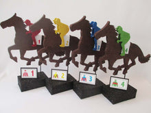 Load image into Gallery viewer, Horse and Jockey cutout - Designs by Ginny
