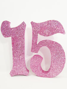 Large Number Styrofoam Cutout - #15 - Designs by ginny