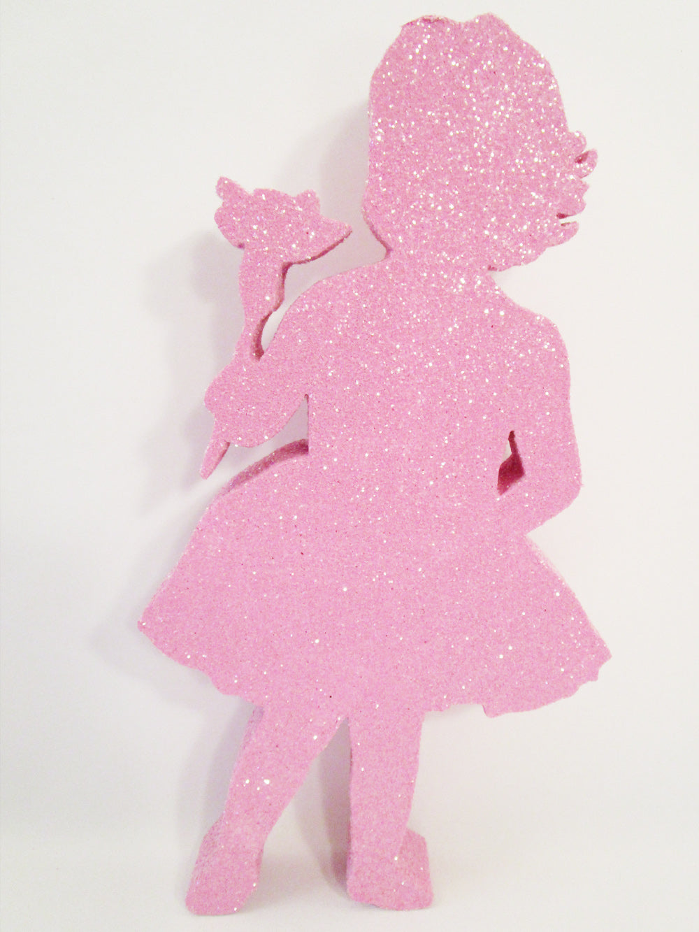 Little Girl with Flower Cutout (super large)