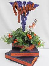 Load image into Gallery viewer, Medical Caduceus symbol graduation centerpiece - Designs by Ginny 
