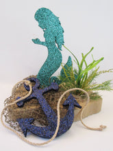 Load image into Gallery viewer, Nautical Mermaid &amp; Anchor centerpiece - Designs by Ginny
