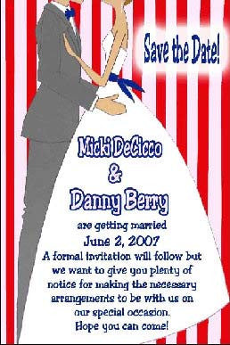 Custom Pocket Wedding Invite Sample