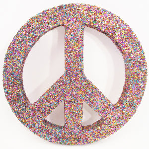 Peace Sign Cutout Multi Color - Designs by Ginny