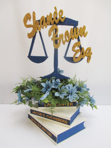 Faux Stack of Books with Cover - Centerpiece Base