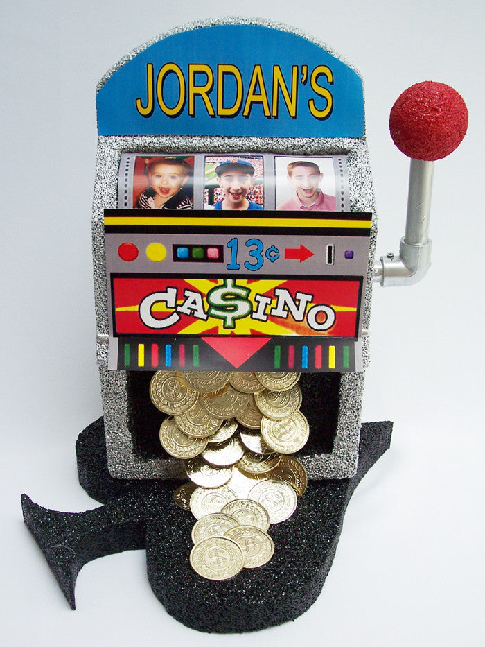 Styrofoam Slot Machine Centerpiece