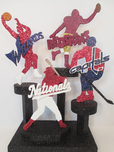 Sports players centerpiece - Designs by Ginny