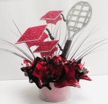 Load image into Gallery viewer, Tennis Racket Graduation Centerpiece - Designs by Ginny
