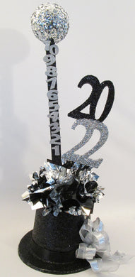 Ball dropping New Years centerpiece - Designs by Ginny