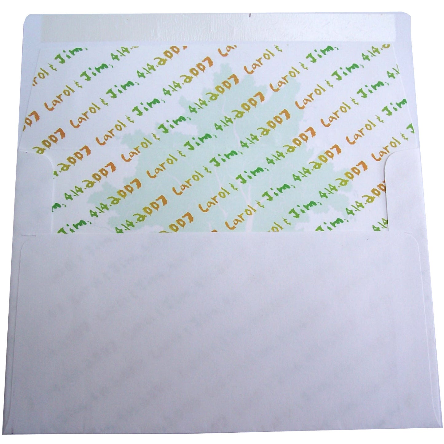 Tree Wedding Invite Sample