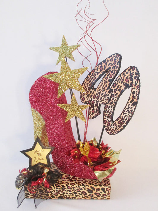 40th birthday table centerpiece - Designs by Ginny
