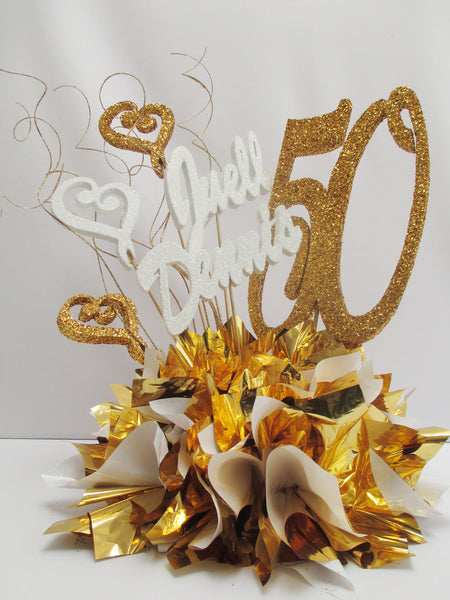 50th Anniversary Centerpieces