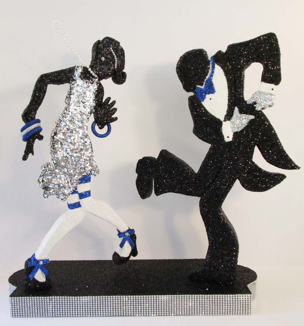 Great Gatsby Dancers Centerpiece - Designs by Ginny 