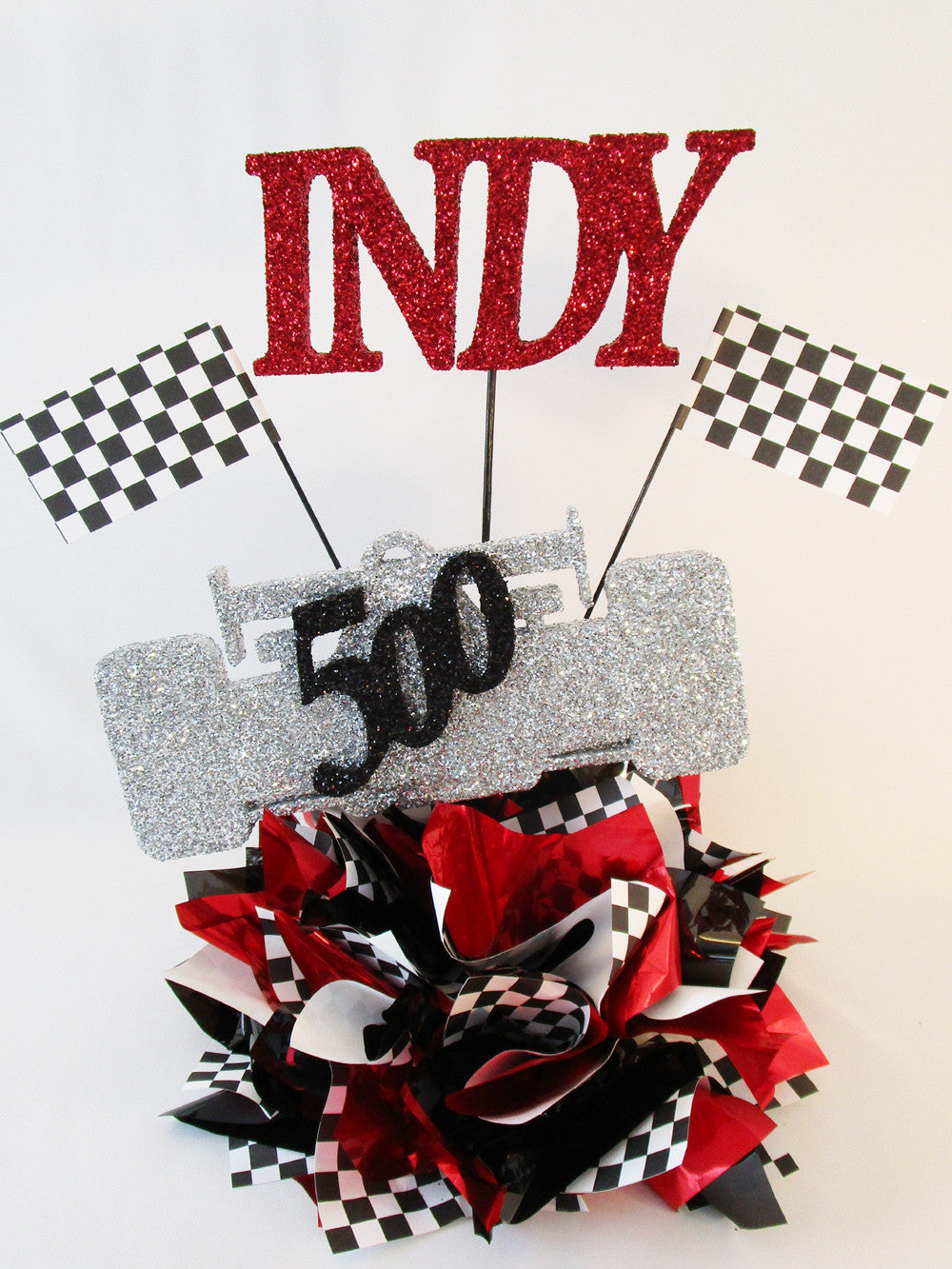 Indy 500 Race Car Table Centerpiece