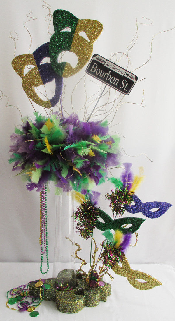Mardi Gras Centerpieces