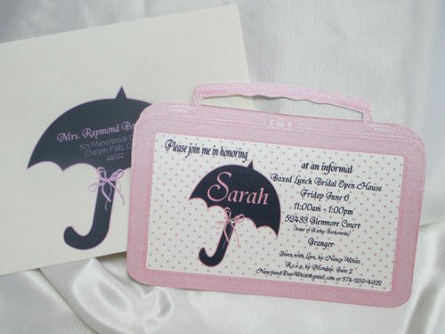 Lunch Pail Cutout Shower Invite