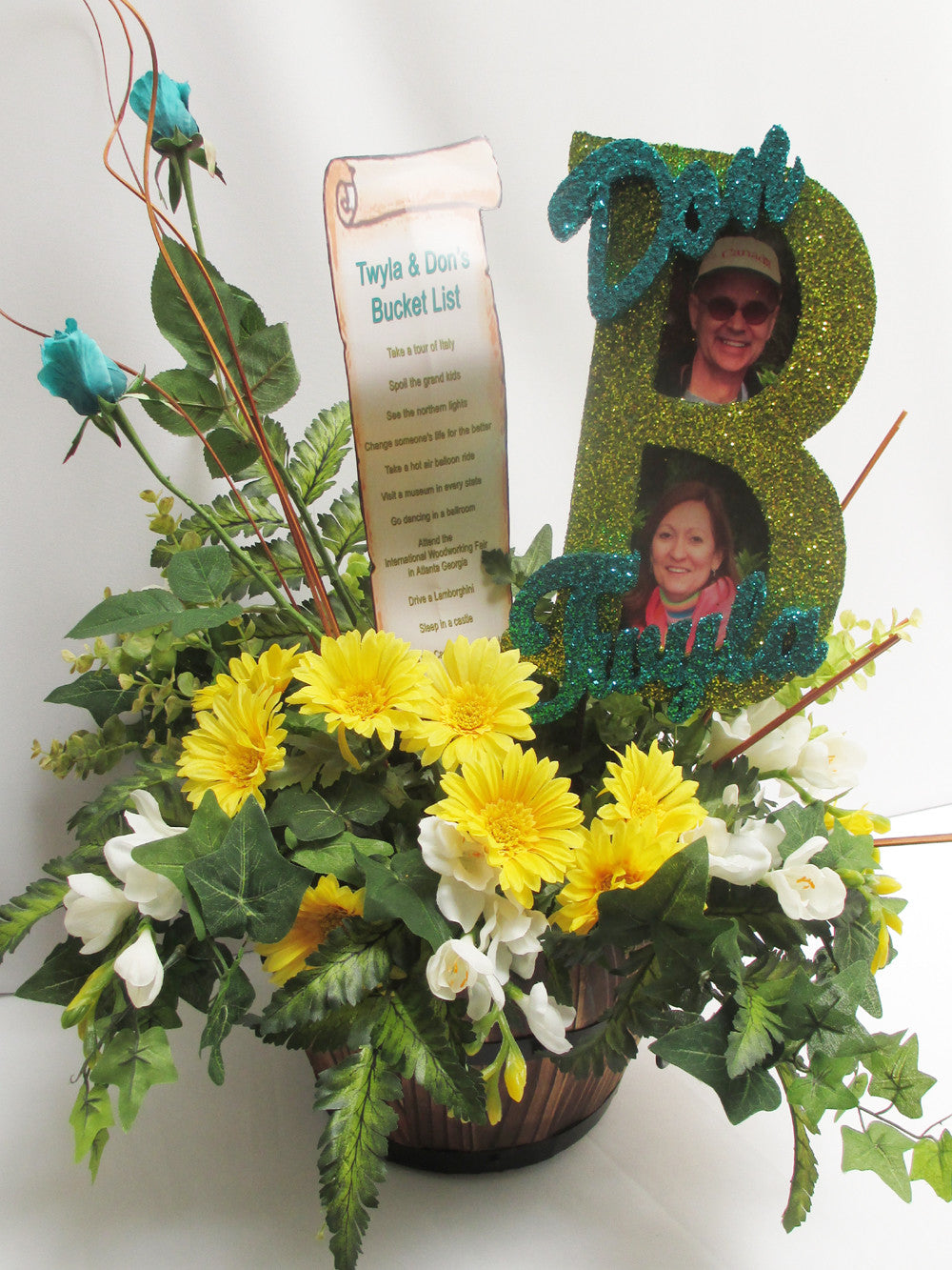 Bucket List Centerpiece