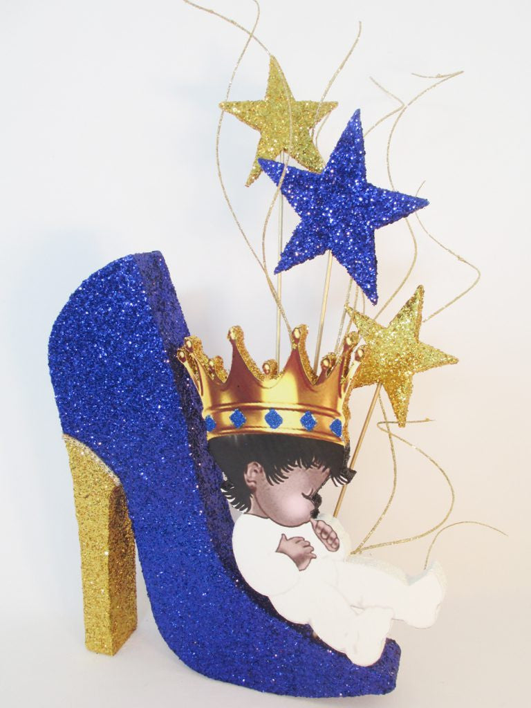 Ethnic Baby on Shoe Centerpiece