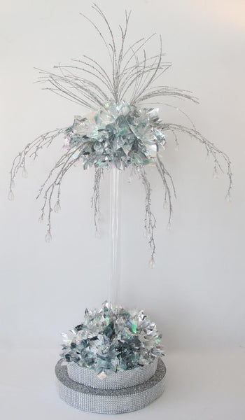 Festive Holiday or Winter Table Centerpiece